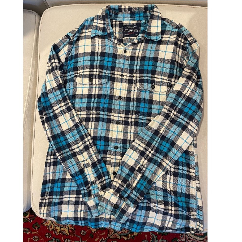 American Eagle - Mens Athletic Fit Flannel